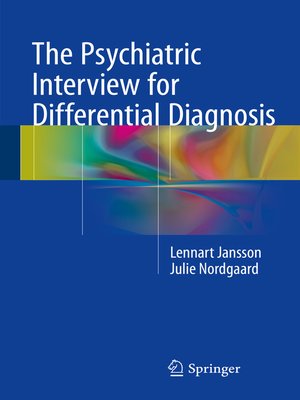 cover image of The Psychiatric Interview for Differential Diagnosis